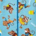 ชุดนอนเด็ก Baby And Toddler Boys Short Sleeve Family Love Beach Monkey Print Cropped Stretchie