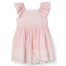 เสื้อผ้าเด็ก GAP Eyelet flutter dress