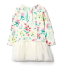 เสื้อผ้าเด็ก GAP Logo floral tutu dress