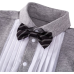 เสื้อผ้าเด็ก Mombebe Baby Boys' Tuxedo Gentleman Romper Jumpsuit with Bow Tie