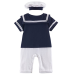 เสื้อผ้าเด็ก Mombebe Baby Boys' 2 Pieces Sailor Romper Outfit