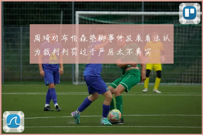 周琦对布伦森垫脚事件发表看法认为裁判判罚过于严厉太不真实